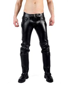 Mister B Leather Convertible Jeans