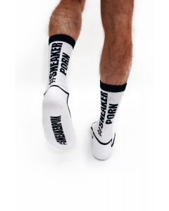 #Sneakerporn Socks White Black - buy online at www.misterb.com