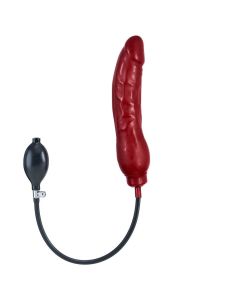 Inflatable Solid Dildo - Red XL