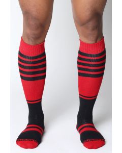 Cellblock 13 Midfield Knee High Sock - Red One Size