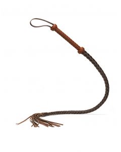 Liebe Seele - Leather Whip - Black Brown