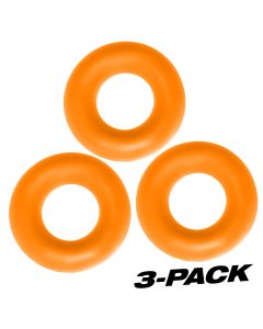 Oxballs FAT WILLY 3-pack Cockrings - Orange