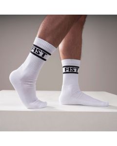 Mister B Crew Socks Fist 2-Pack White