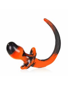 Oxballs BULLDOG Puppy Tail Noir - Orange L