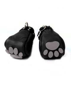 Mister B Leather Puppy Paws - Black Grey - buy online at www.misterb.com