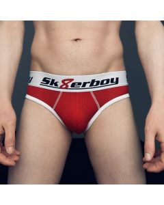 Sk8erboy Mesh Backless Brief - Red