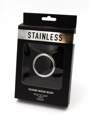 Mister B Stainless Cockring Medium - buy online at www.misterb.com