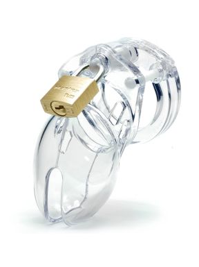 CB-X CB-6000S Chastity Cage Clear Small - buy online at www.misterb.com