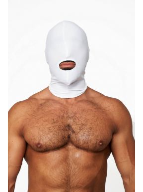 Mister B Lycra Hood Mouth Open Only White - buy online at www.misterb.com