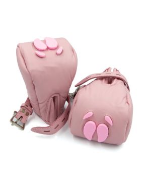 Mister B Leather Pig Paws Pink