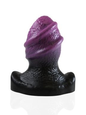 HellHound Sphinx Buttplug - Black Purple