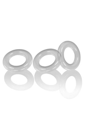 Oxballs WILLY RINGS 3-pack cockrings - Clear