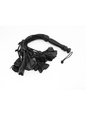 Mister-B-Leather-Flogger-18-Tails-Wooden-Handle