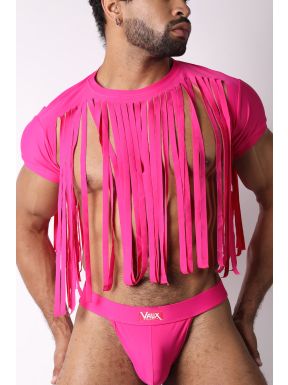 VAUX Playa Crop T-Shirt - Pink
