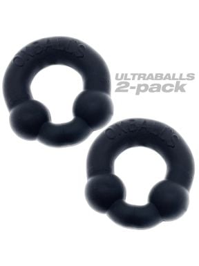 Oxballs ULTRABALLS 2-pack cockring - NIGHT Edition Schwarz