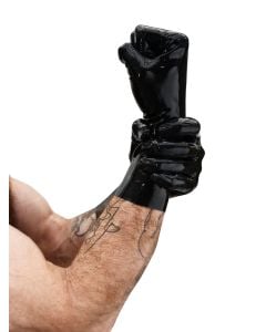 Mister B Premium Rubber Short Gloves Black