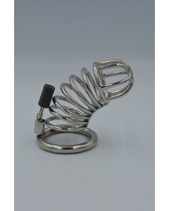 Steel Snake Chastity Cage