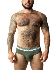 Nasty Pig Commander Classic Brief - Army Green