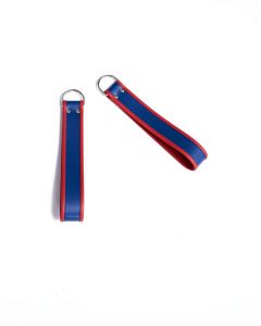 Mister B Ankle Sling Loops Blue With Red Piping