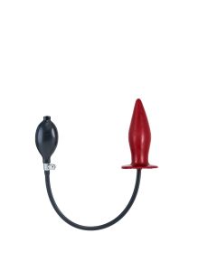 Gonflable Solide Butt Plug - Rouge L