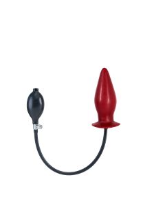 Gonflable Solide Butt Plug - Rouge XL
