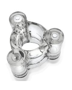 Oxballs HEAVY SQUEEZE Weighted Ballstretcher - Clear