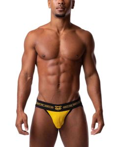 Nasty Pig Core Mesh Jock Strap - Black Yellow