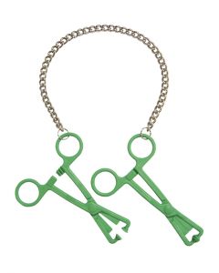 Green-Tube-Clamps-on-Chain