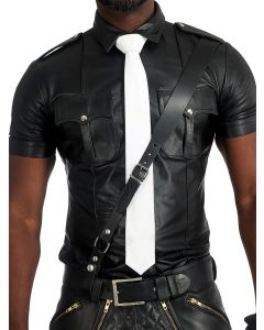 Mister-B-Leather-Tie-Stitched-White
