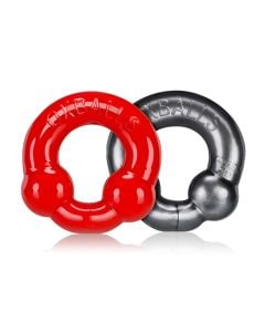 Oxballs-ULTRABALLS-2-Pack-Cockring-Steel-Red
