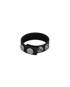 Titus Silicone Series Cock And Ball Strap Black