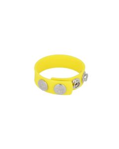 Titus Silicone Series Cock And Ball Strap Yellow