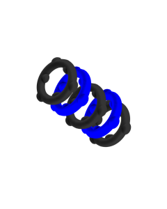Oxballs GEARHEADS 5-pack spinner rings - Blue Black