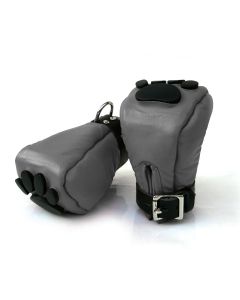 Mister B Leather Puppy Paws - Grey Black - buy online at www.misterb.com