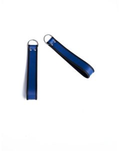 Mister B Ankle Sling Loops Blue With Black Piping