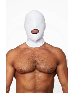 Mister B Lycra Hood Mouth Open Only White - buy online at www.misterb.com