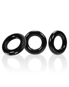 Oxballs WILLY RINGS 3-pack cockrings - Black