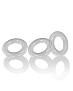 Oxballs WILLY RINGS 3-pack cockrings - Clear