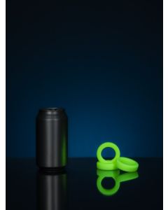 Stream's Toys Silicone Cockring M Yellow Glow