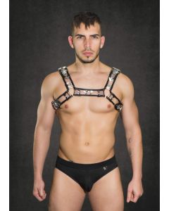 Dale Mas Party Dude Synthetic Harness - Black