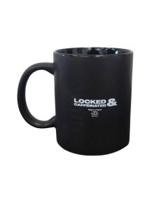 Mister B Coffee Mug Locked & Caffeinated