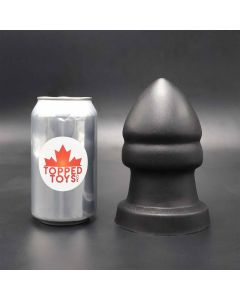 Topped Toys The Post 100 Obsidian - sleek silicone plug with dual flare, available at misterb.com.