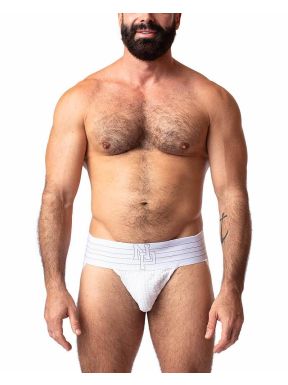 Nasty Pig Interlock Classic Jock Strap - White