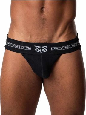 Nasty Pig Core Jock Strap - Black Grey