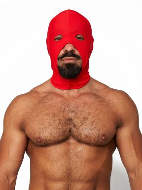 Mister B Lycra Cocksucker Hood Red - buy online at www.misterb.com