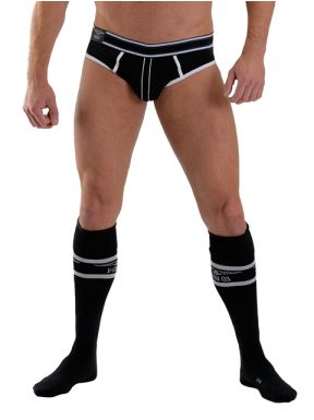 Mister B URBAN Football Socks with Pocket Black - buy online at www.misterb.com