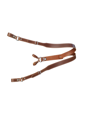 Mister B Leather Braces - Dark Brown