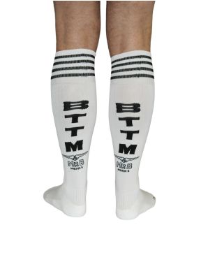 Mister B Cruising Football Socks BTTM White