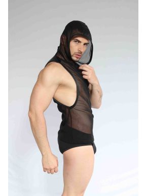 Dale Mas Rebel Mesh Tank Top - Black Black