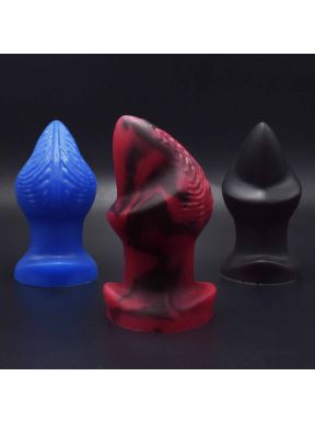 Soft silicone plug with textured back for grinding pleasure – misterb.com